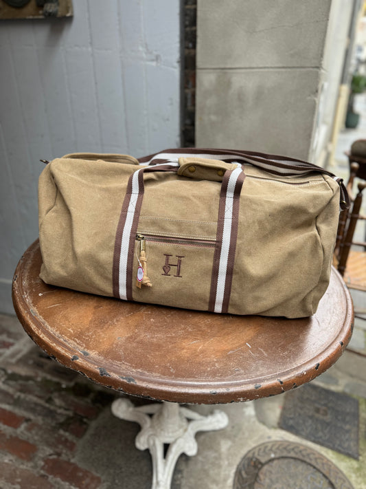 Sac de Voyage Beige Canvas